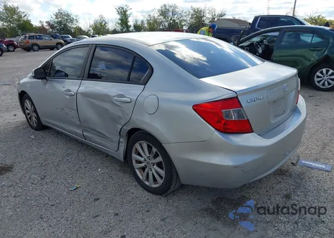 2012 Honda Civic Ex из США, поврежденный, VIN 19XFB2F87CE001929